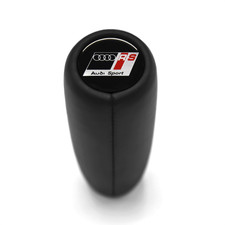 AUDI RS SCHWER SCHALTKNAUF S2 RS2 A6 S6 RS6 C4 C5 A4 S4 RS4 B5 V8 ECHTLEDER 
