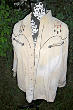 Indianer Kostüm Oberteil Gr.M Indianerhemd Kostüm Karneval Fasching Mexikohemd