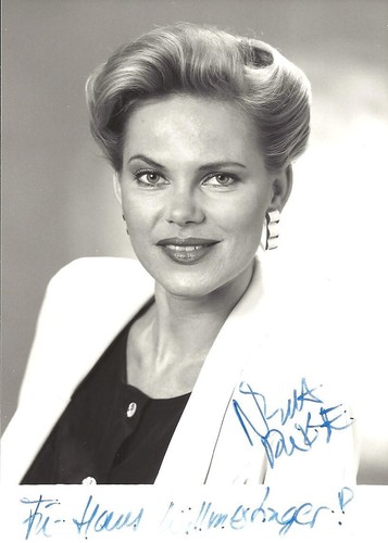 Nina ruge foto autogrammkarte - nina,