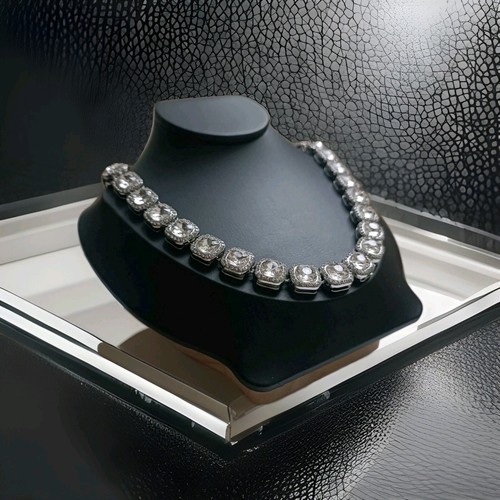 Collier silberfarben klar - collier, silberfarben/klar