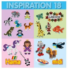 Hama Perlen 399-18 Inspiration Heft Nr. 18 Vorlagenbuch mit farbenfrohen Ideen, 