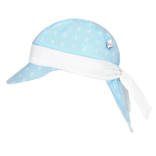 Blauer sonnenhut mit - sonnenhut,