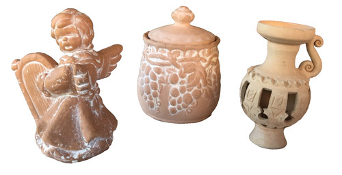 Antik accessoirs terrakotta - 3,