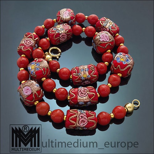 Vtg murano glas kette - murano,