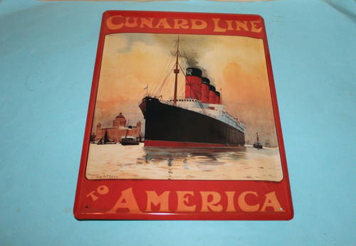 Cunard line america retro - line, america,