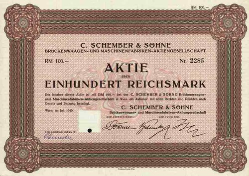 Schember berkel waagen - c., 1940
