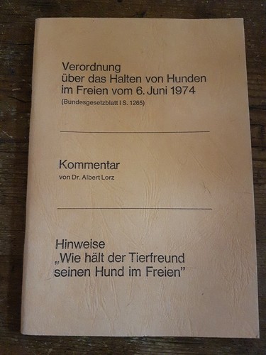 Verordnung halten von hunden - von,