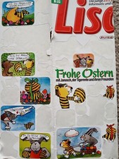 1 gr. Aufkleber-Bogen (sticker) aus Zeitschrift  -Janosch / Ostern-