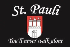 St. Pauli Hamburg Flagge