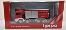 Herpa 045445 - "Feuerwehr Chemieschutz"  MAN TGA M Abrollcontainer-L 3a
