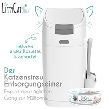 LittyCat - Katzenstreu Entsorgungseimer - geruchsdichtes System
