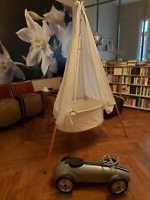 LEANDER Babywiege Classic, mit Matratze, Bezug Stativ UND Himmel TOP!! 