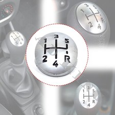 1x Schaltknauf Kappe Für Renault Clio Modus Twingo Dacia Logan den 5-Gang Chrom