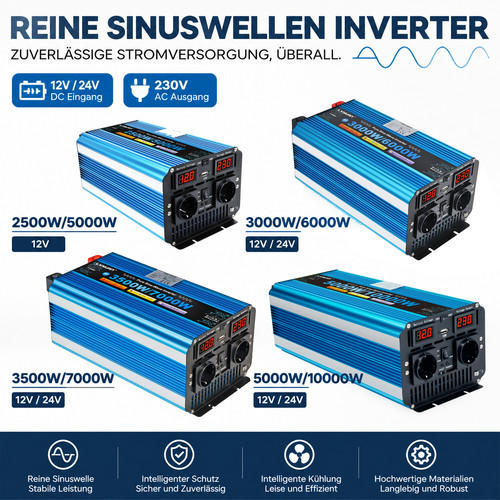 2500w 5000w reiner sinus - 2500w,