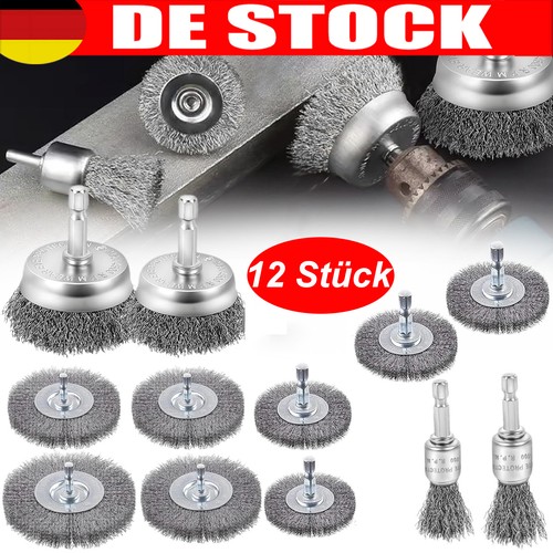 Drahtbürste set teilig 6mm - drahtbürste,