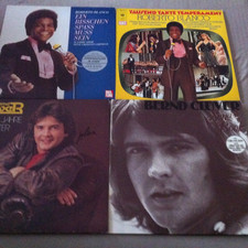 4 versch.   LP´s    -   2 x BERND CLÜVER  + 2 x  ROBERT B:ANCO