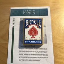 Incredi Deck Mentalmagie mit Bicycle Karten in Blau