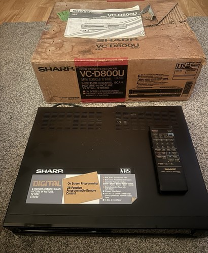 Rare sharp d800u video - rare,