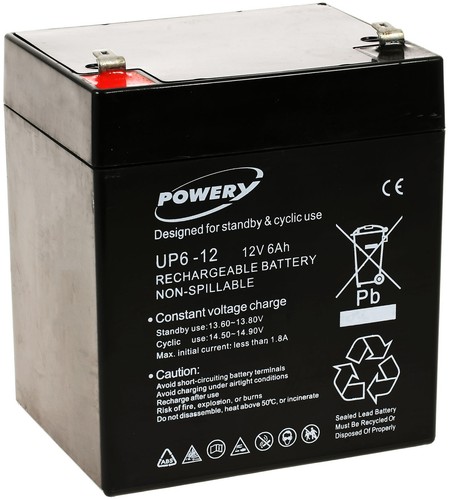 Powery blei gel akku 12v - blei-gel,