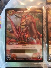 WoW Loot Card - Savage Raptor - World of Warcraft Mount TCG - Wilder Raptor 