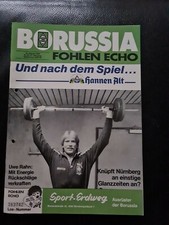 Fohlen Echo 1985 /86  Borussia Mönchengladbach - 1.FC Nürnberg Fohlenecho 