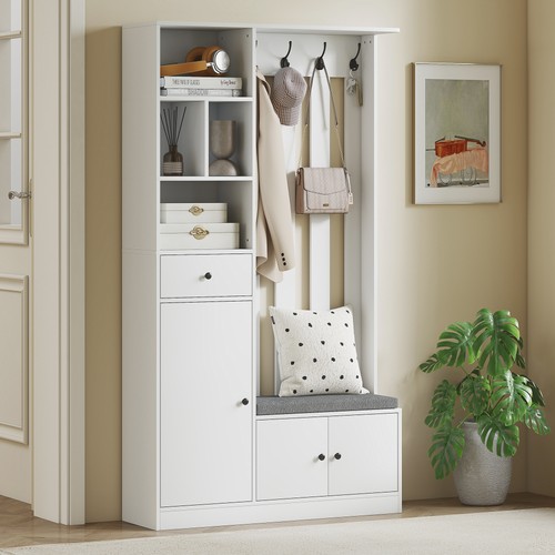 Homcom garderobe set - garderobe,