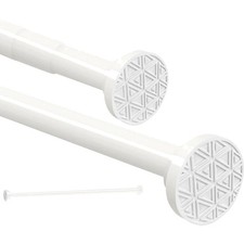 Duschvorhangstange Edelstahl Spannstange ohne Bohren 50 200cm