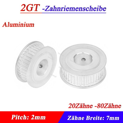 Gt2 80zähne zahnrad pulley - 20-80zähne, zahnrad-pulley