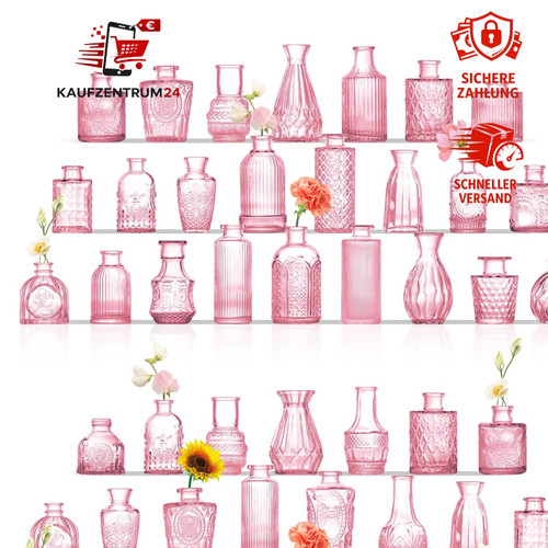 Glasvasen set stück kleine - set,