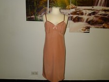 CERRUTI 1881 Nachthemd/Negligé Unterkleid Gr. 42 L Rosenholz 100% Seide schön