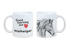 Freiberger Tasse mit Pferd