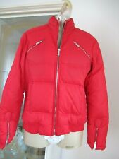 Wunderschöne Daunen Jacke von VERSACE gr. XS/36-38 100% Original Tolles Rot=wNEU