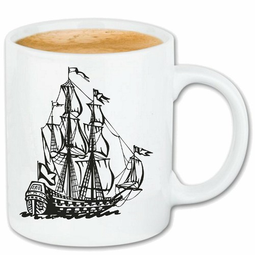 Kaffeetasse segelboot - kaffeetasse,