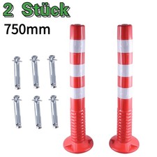 2 Flexible Leitpfosten ROT