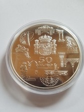 SPANIEN 50 EURO 2003 PP "SALVADOR DALI" 5 Unzen Silber TOPZUSTAND               