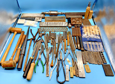 #SE4114# hochwertiger Boley, Flume Goldschmiede Uhrmacher Werkzeug *Sammlung*RAR