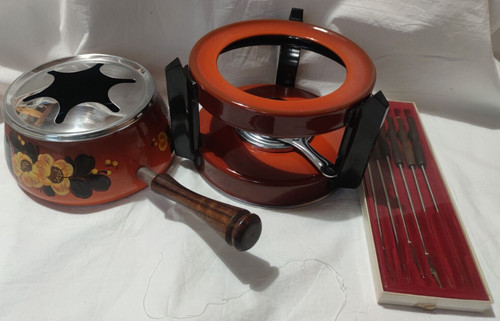 Fondue braun kemmler vintage - fondue,