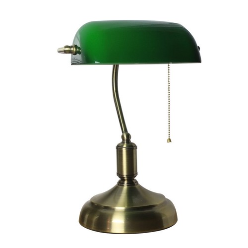 Banker tischlampe aus grünem - banker,