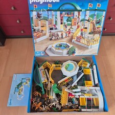 Playmobil 3240 Zoo großer Tierpark + 3242 Tierpfleger + 3238 Affenkletterbaum