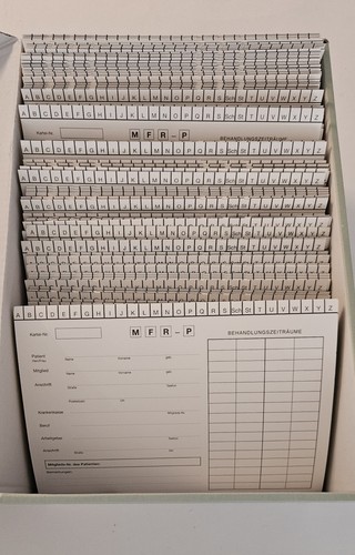 Zahnarzt patientenkarteikarten - zahnarzt,