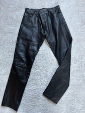 Enjoy Vintage Lederhose schwarz Lammleder, Größe 38
