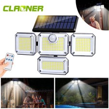 Solarlampen für Außen mit Bewegungsmelder 333 LED Superhelle Solarleuchten 3Modi