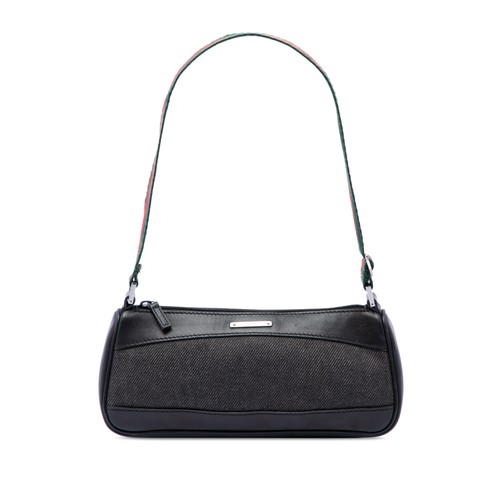 Gucci denim web schultertasche - denim,