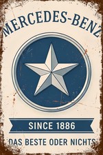 Blechschild MERCEDES BENZ 30 x