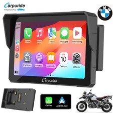 Carpuride W702B Wireless Portable Motorcycle Stereo with BMW Motorcycles Bracket