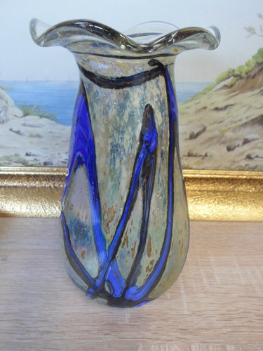 Glas vase mehrfarbiger - glas,