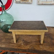 B5290 Schöner, alter Hocker ~ Bauernhocker ~ Schemel ~ Shabby Chic