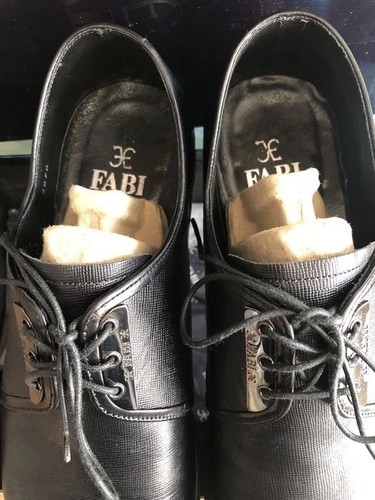 Men fabi heels black - men, leather