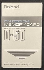 Roland d50 d550 rom card - roland,