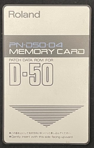 Roland d50 d550 - roland, card